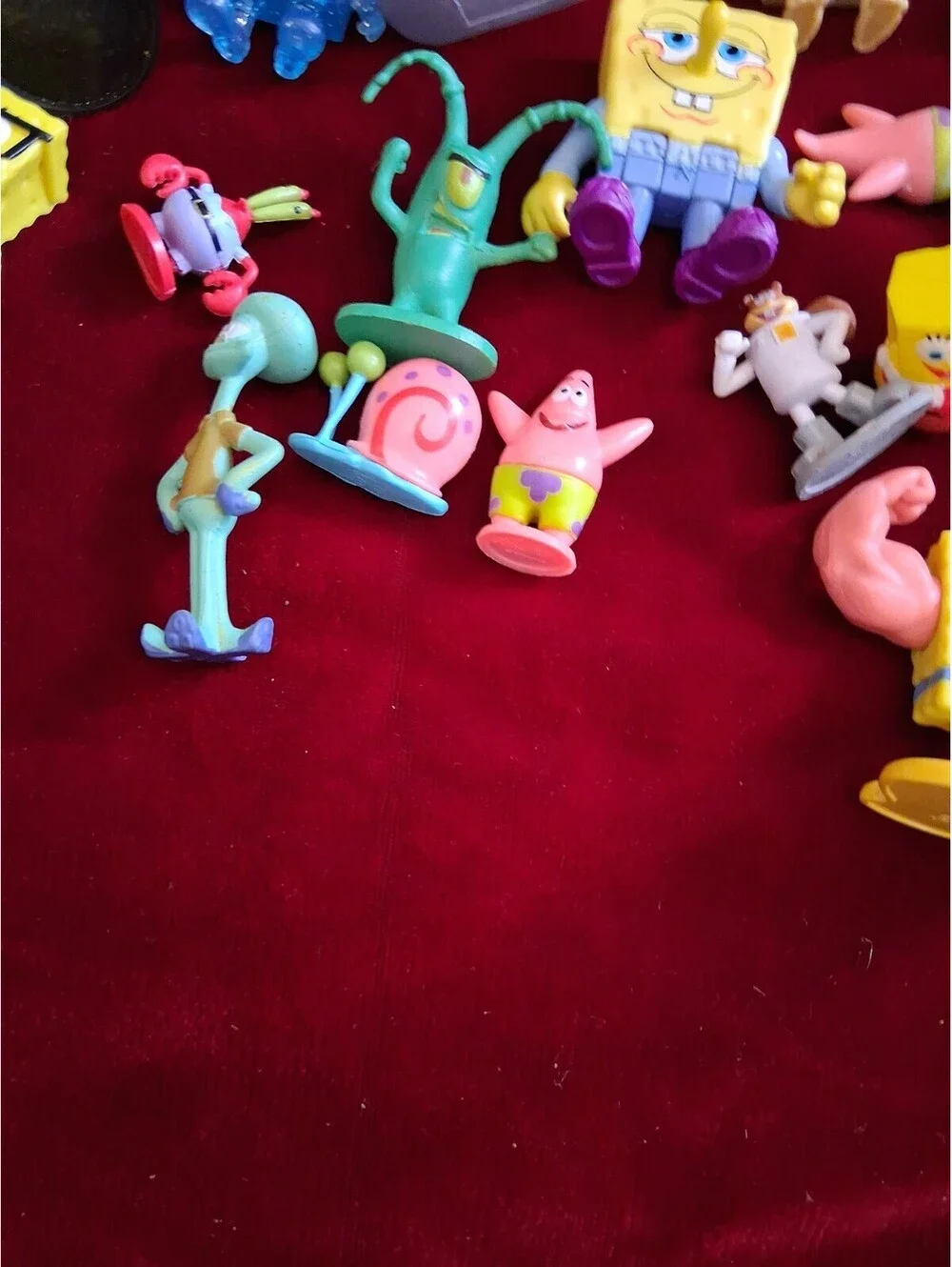 Huge Mixed Lot Of 24 SpongeBob SquarePants Figures, Fast Food Toys Patrick